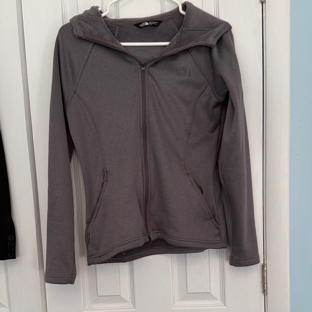 The North Face Gray Full Zip Fleece Jacket